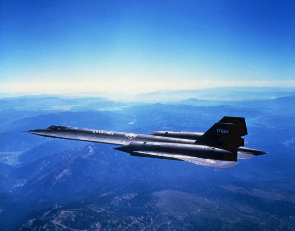 Avion américain de reconnaissance stratégique Lockheed SR-71