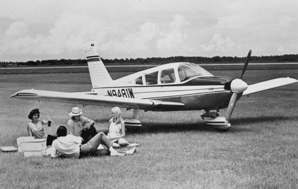 American Piper Cherokee 235D private plane.