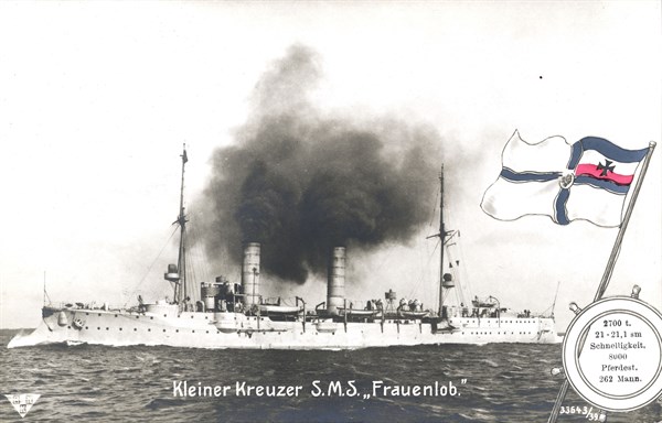 German light cruiser 'Frauenlob'