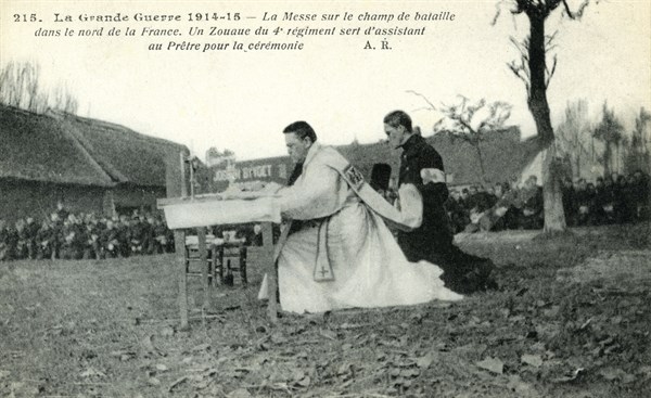 Messe sur un champ de bataille