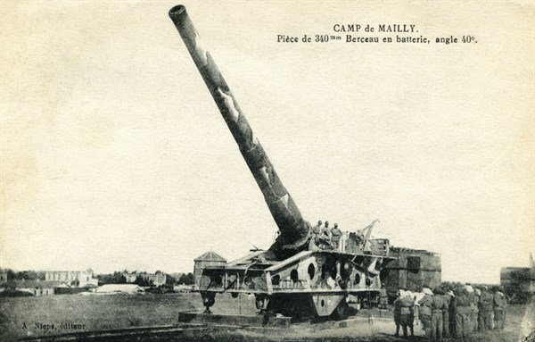 Pièce d'artillerie de la première guerre