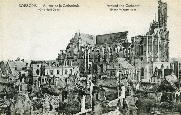 Ruins of the city of Soissons