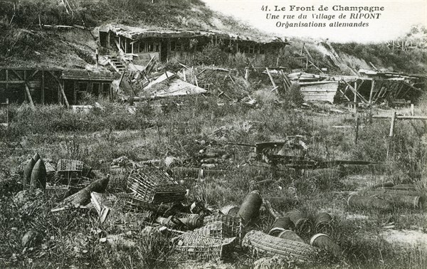 WWI German shacks