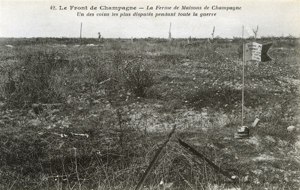 The Front of Champagne during WWI