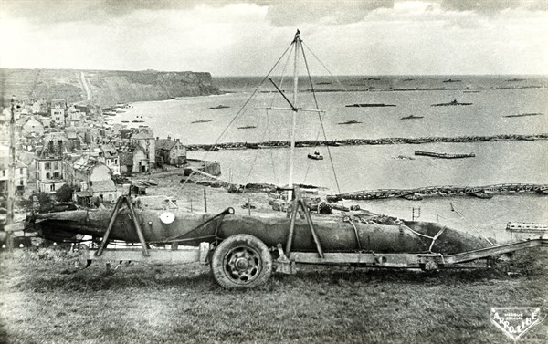 View over Arromanches-les-Bains, 1944