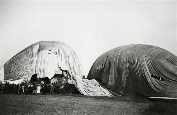 Accident du dirigeable E-9, en 1933