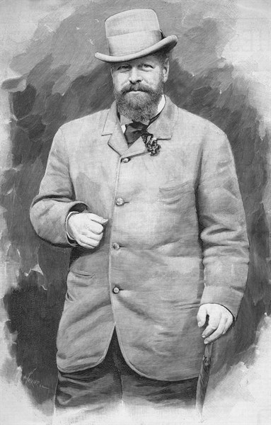 Alexander III, Tsar of Russia, on a visit to Copenhagen