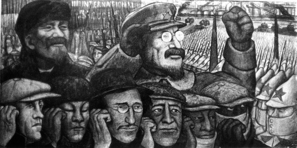 Lénine et Léon Trotski