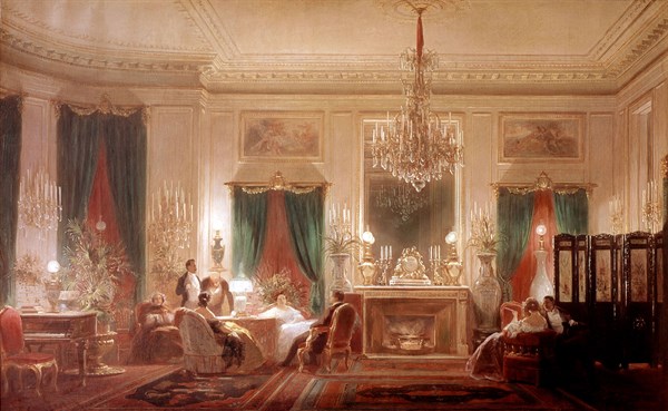 Charles Giraud, Le salon de la princesse Mathilde, rue de Courcelles à Paris