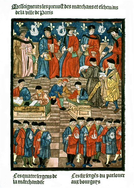 Frontispice de l'Ordonnance royale de la prévoté des marchands de Paris