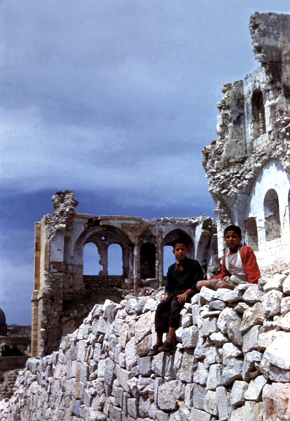 Jérusalem, Le quartier juif en ruines