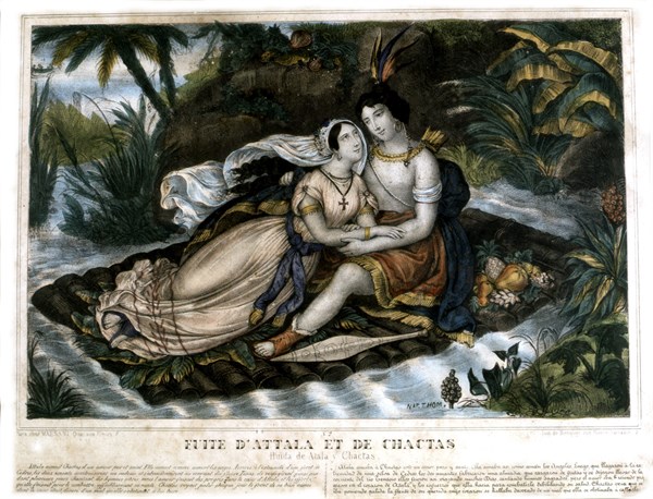 Illustration for 'Attala' by Chateaubriand