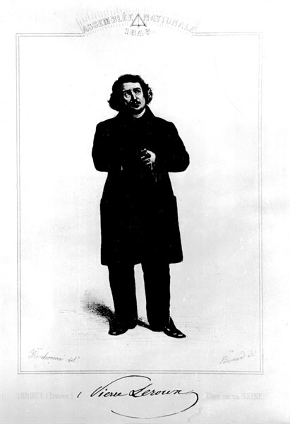 Bonhommé. Portrait de Pierre Leroux.