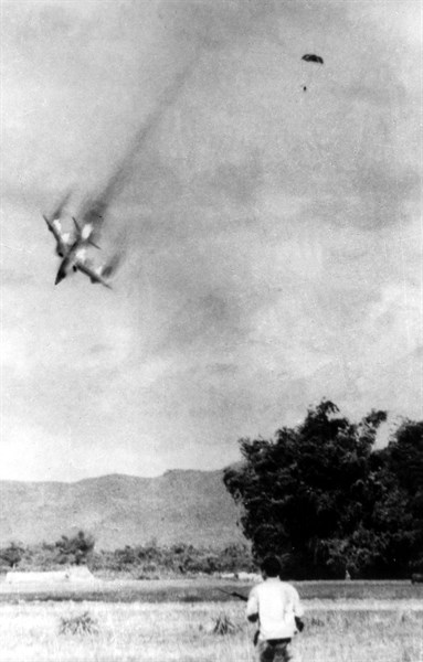 Vietnam war. 3 American planes were destroyed during the Hanoi raid