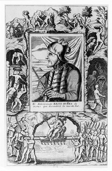 Portrait of the admiral Basco Nunez