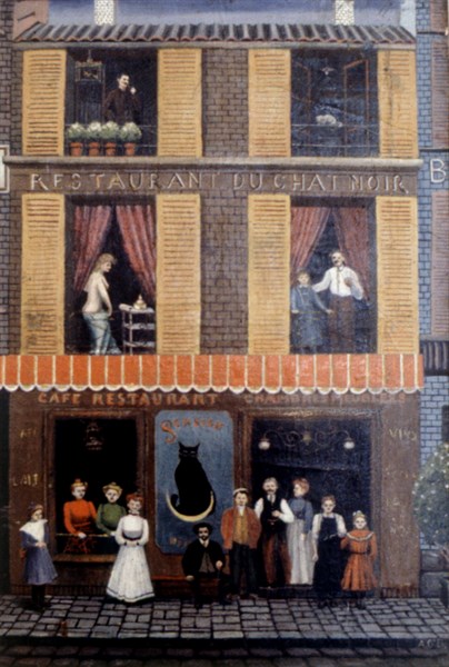 O'Brady, The 'Chat Noir' restaurant