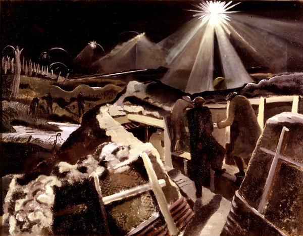 Paul Nash, Hill at Ypres at night