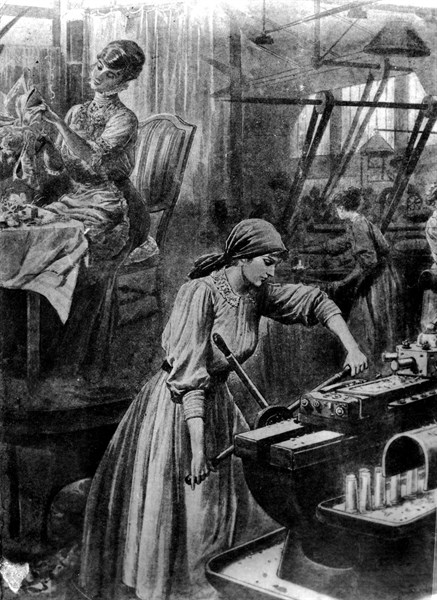 Les femmes pendant la guerre, 1916