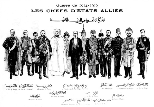 Les chefs d'états alliés