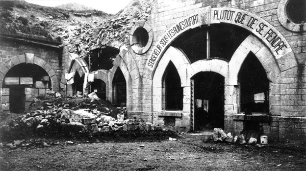 Main courtyard of the Fortress of Sedan
