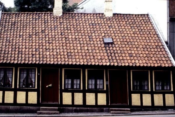 House where H.C. Andersen grew up, in Odense