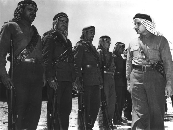 Arab Liberation Army: troops inspection