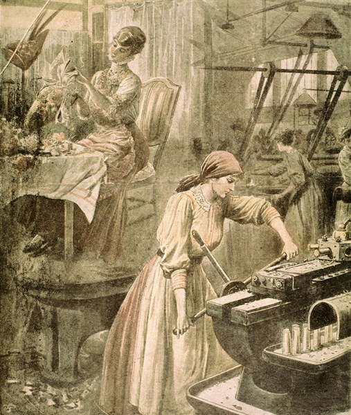 Women during the war, 1916