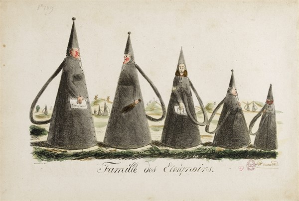 Devéria, La famille des éteignoirs