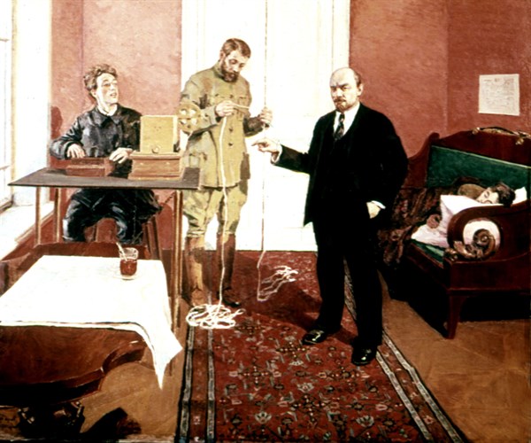 I. Brodsky, Lenin at the Smolnyi Institute