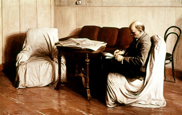 I. Brodsky, Lenin at the Smolnyi Institute