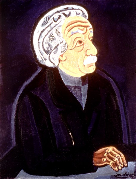 Portrait of Albert Einstein by Joseph Scharl