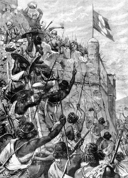 L'assaut de Makallé par les Choans