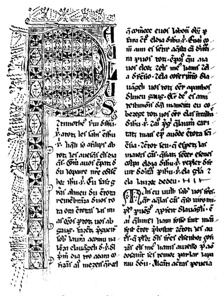 Manuscrit for use by the Cathars. / New Testament translated into the Romanic language of the South of France at the time of the Crusades