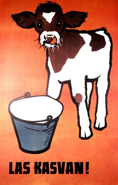 Propaganda poster by Koit Püss (1963)