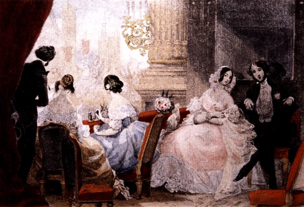 Eugène Lami, Intérieur d'une loge d'opéra