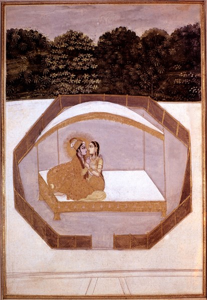 Indian miniature. Lucknow school. Malkhausa Raza