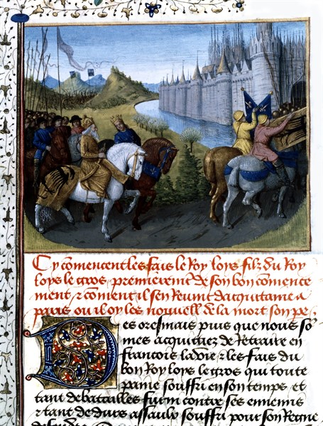 Chroniques de Saint-Denis, Entrée de Louis VII à Constantinople