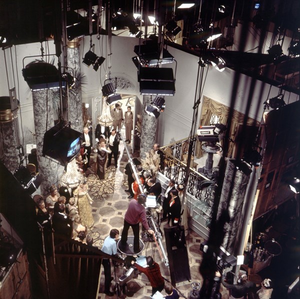 Overall view of a TV set