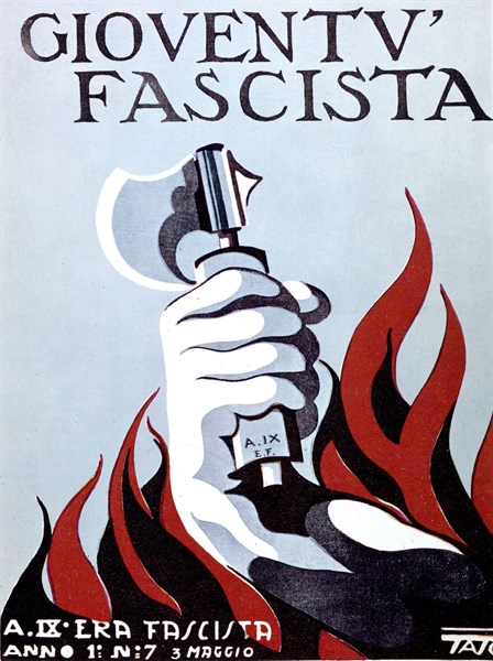 Tato, couverture de "Gioventu fascista"