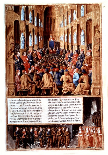 Le pape Urbain II prêchant la première croisade au concile de Clermont de 1095