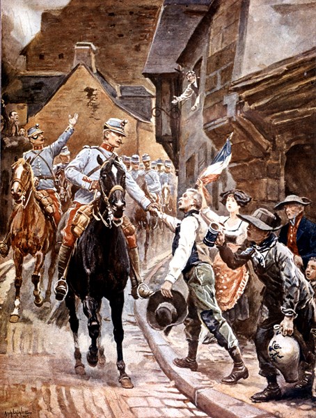 Alphonse Lalauze in the Alsace region