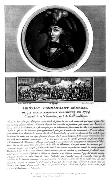 Henriot, Commanding General of the Parisian National Guard in 1794.