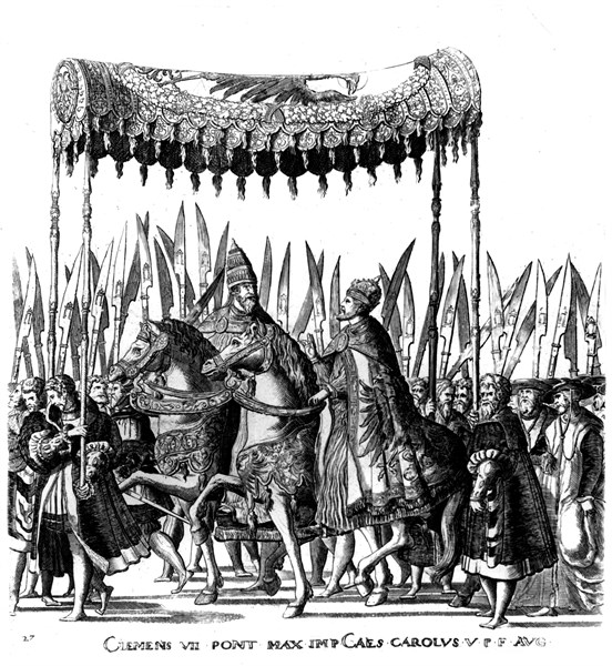 Charles Quint couronné empereur des romains