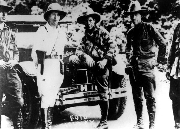 General Sandino and his administration on their way to Mexico