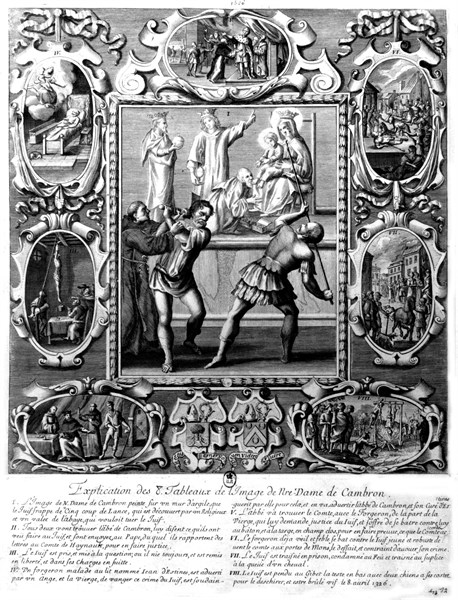 Persecution of a Jewish blasphemer of the image of Our Lady of Cambron