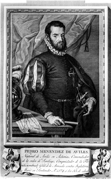 Pedro Menendez de Aviles, founder of Florida
