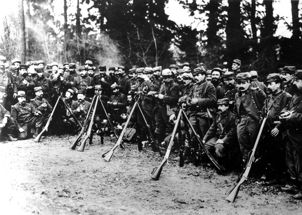 Bivouac dans la forêt de l'Argonne