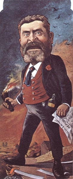 Sirat, Caricature of Jean Jaurès