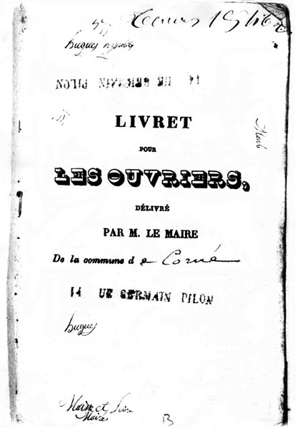 Leaflet for workers, 1844