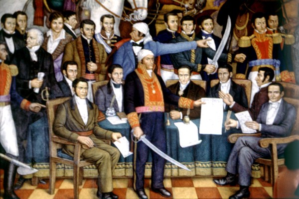 O'Gorman. Independence altarpiece
